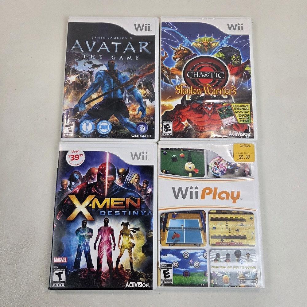 Nintendo Wii Console Bundle RVL-001 With‎ 4 Games Tested Works No Controller - Picture 10 of 12